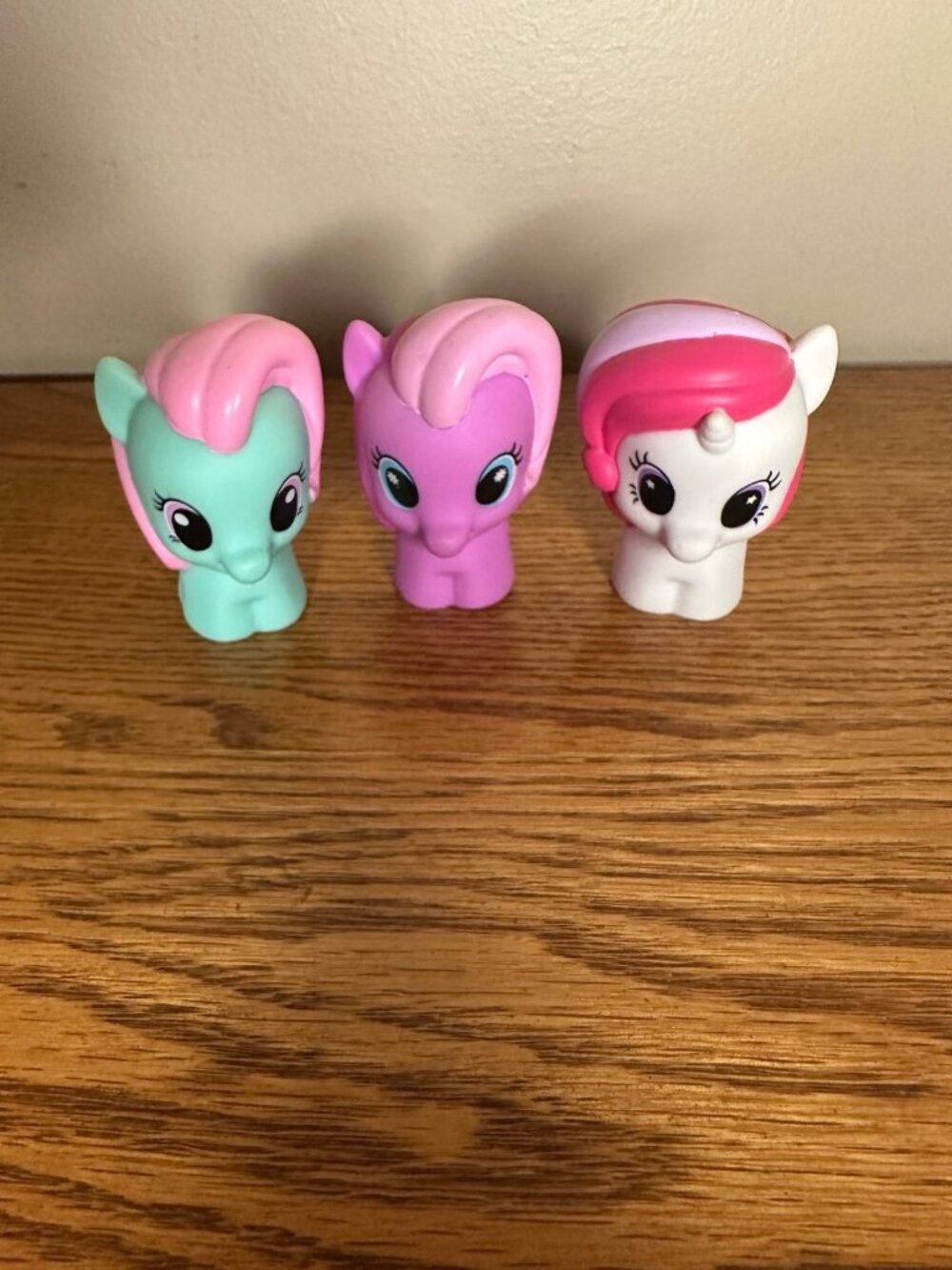 Playskool Friends My Little Pony Figures Lot of 3 Minty Pie Purple Pink